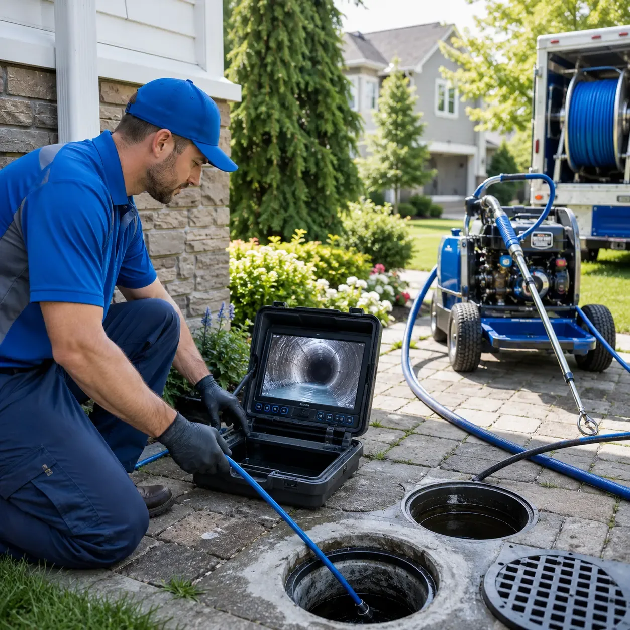 Outdoor drain cleaning professionals serving Huntsville, AL